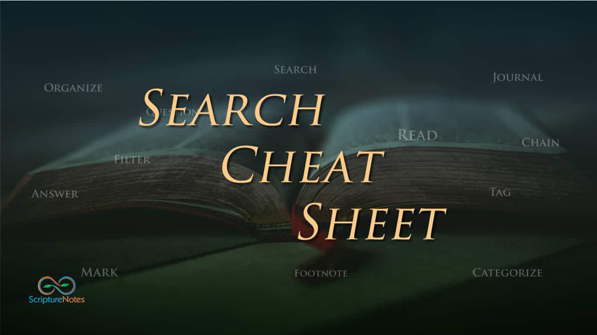 search cheat sheet