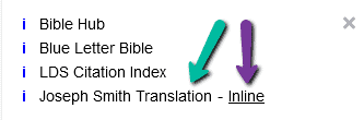 Joseph Smith Translation Links