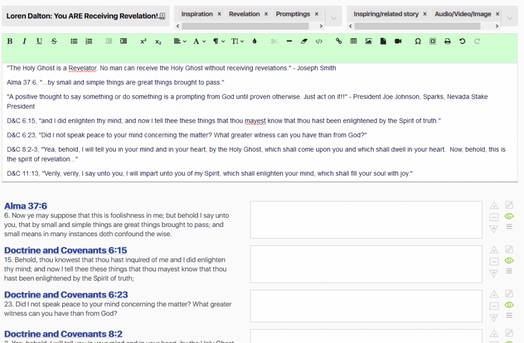 Collection Note setup
