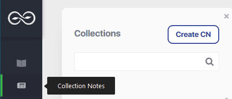 Create blank collection note