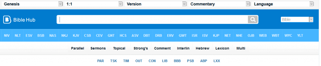 Bible Hub Header