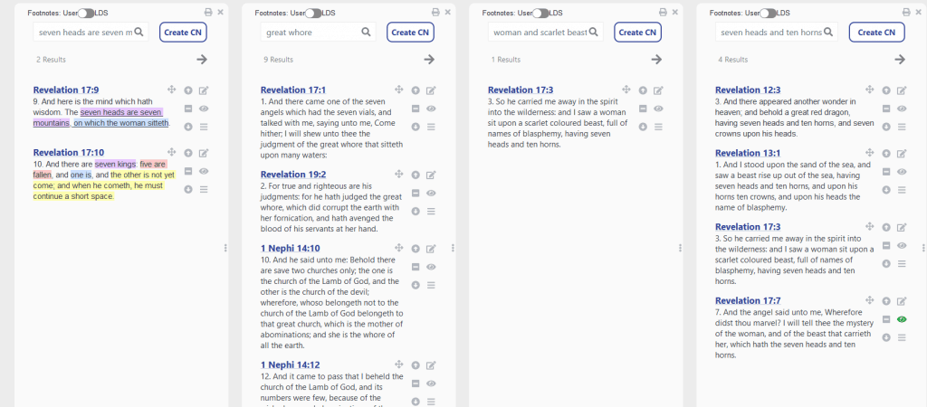 Beast in revelation searches