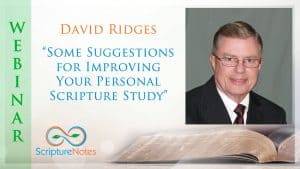 David Ridges Webinar
