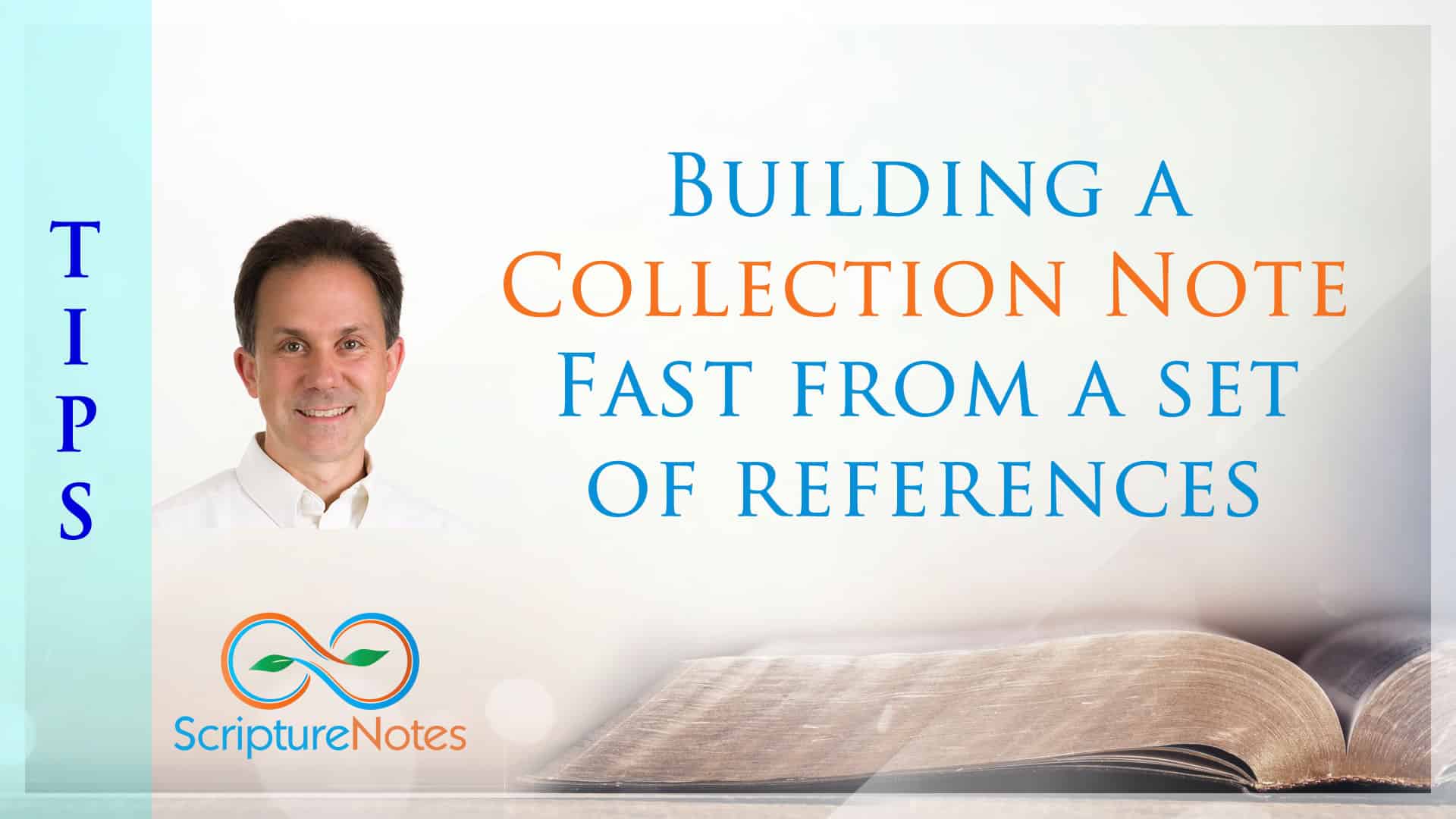Building a collection note fast from a set of references
