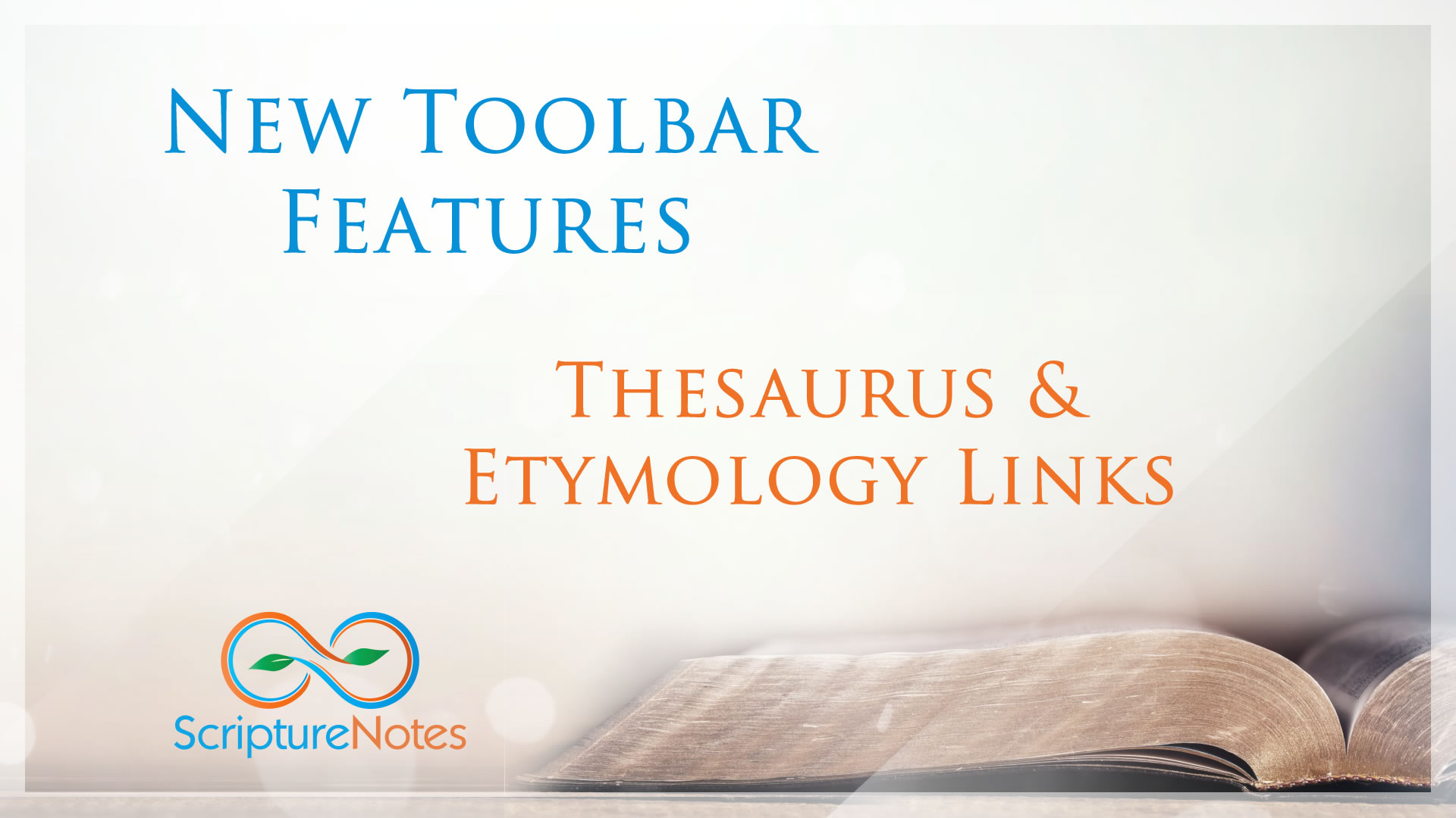 New toolbar features