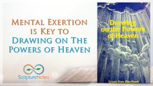 Mental exertion is key to drawing on the powers of heaven