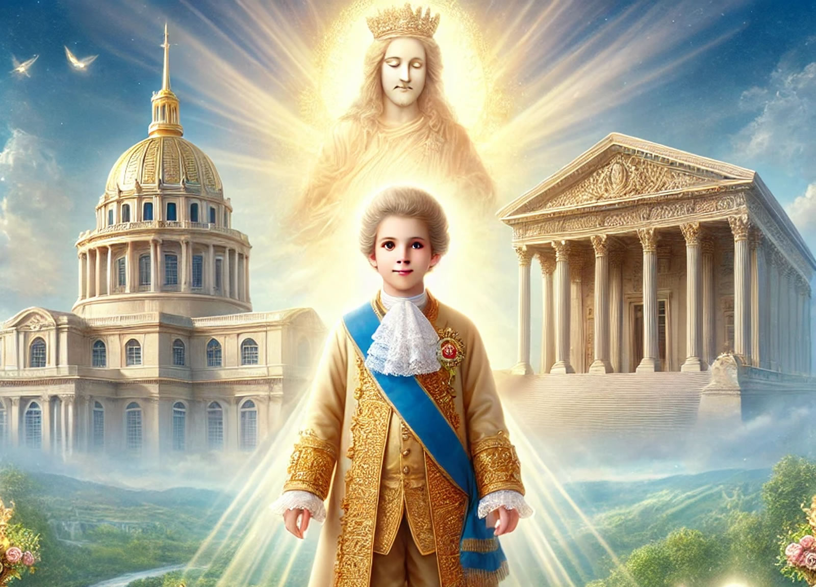 Hold up your head properly - King Louis XVII